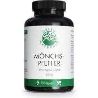 Heilpflanzenwohl GmbH GREEN NATURALS Poivre du moine 20 mg hautement dosé, 180 capsules