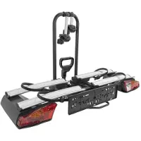 Menabo Antares | Porte-vélos arrière pour 2 vélos, à fixer sur l'attelage - Aluminium
