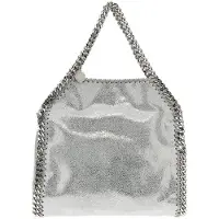 Stella McCartney sac à main en polyester argenté