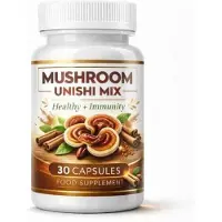 GLOBAL D LTD Unishi Mix – Formule à base de plantes pour le bien-être et le soutien immunitaire (30 gélules)