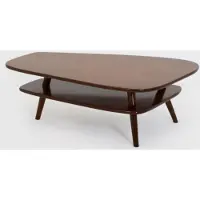 Casa Padrino Luxe Table basse marron foncé 105 x 84 x H. 39 cm - Table de salon en bois massif - Meubles de salon de luxe