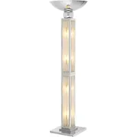 Casa Padrino Lampadaire de luxe Argent 40 x 40 x H. 192,5 cm - Meubles de salon