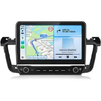 AWESAFE Autoradio sans fil pour Peugeot 508 (2011-2018), compatible CarPlay et Android Auto, avec GPS, navigation, 2 Go de RAM, 64 Go de stockage, processeur DSP, écran de 10,1 pouces et Bluetooth