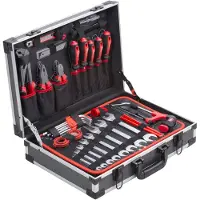 Meister Werkzeuge Wu8971460 Set d'outils dans une mallette en aluminium 121 pièces