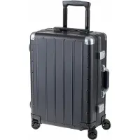 Alumaxx 45171 Sac de voyage à roulettes Orbit - 40 x 55 x 20 cm, aluminium, noir mat