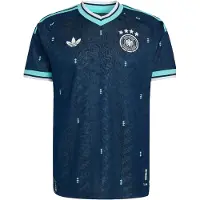 Adidas Germany 26/27 Authentic Away Short Sleeve T-shirt Bleu L Homme
