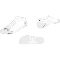 X-socks Core Sport Light Low Cut Short Socks Blanc EU 42-44