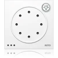 Ritto Portier Module d'interphone-portier 1876070 ** blanc avec touche lumineuse