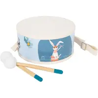 Small Foot Instrument de musique pour enfants - COMPANY - Tambour Groovy Beats - Bleu - 3 à 8 ans - Bois