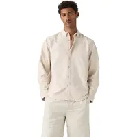 Levi's Authentic Long Sleeve Shirt Beige L Homme