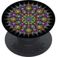 PopSockets Pearl Mandala Support passif Mobile/smartphone Noir, Multicolore