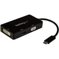 StarTech.com USB Type-C - VGA, DVI ou HDMI Station d'Accueil