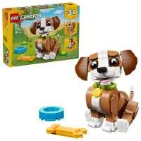 LEGO Creator 3-en-1 31382 Les adorables animaux : le chiot joueur