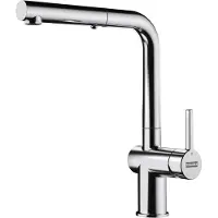 Franke Robinet ACTIVE L avec douchette extractible en CHROME / Robinet de cuisine / Mitigeur monocommande