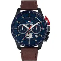 Tommy Hilfiger Bank 44mm Watch Marron Homme