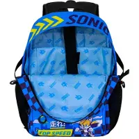 KARACTERMANIA Sac à dos Sonic Fight 3.0, capacité 23 litres, dimensions 41x31x18 cm, couleur bleue, pour enfants, taille unique