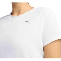 Puma Run Graphic Mesh Short Sleeve T-shirt Blanc XL Femme