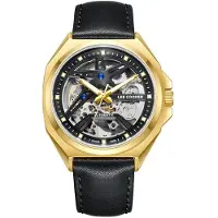 Lee cooper Montre pour homme LC08103.151 en noir, à la mode.