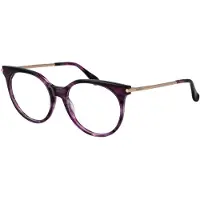Max mara Lunettes de soleil femme - - MM5107 - Violet - Synthétique - 53/17/145 - Moderne - Transparent - Plastique
