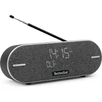 Technisat DIGITRADIO BT 2 | Haut-parleur Bluetooth avec DAB+, batterie | gris clair