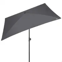 Aktive 62350 Uv30 Rectangular Tilting Balcony Parasol 200x125 Cm Clair