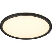 TRIO Plafonnier Joko noir Ø 29cm
