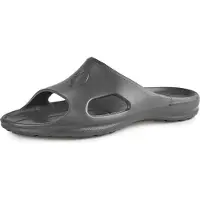 Ladeheid Femmes tongs légères Eva Chaussures de jardin Pantolette de bain Chaussures de bain KL039D (Graphite, 41 UE)