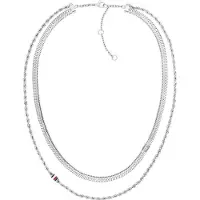 Tommy Hilfiger Layse Necklace Argenté Femme