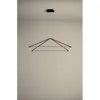 LEDS-C4 Suspension Tubs - 41 W, blanc chaud, 1990 lm, noir