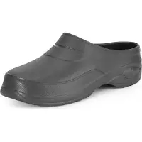 Ladeheid Femmes et Hommes Sabots légers Eva Sabots de jardin Chaussures de jardin KL037(Gris, 36)