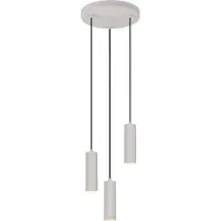 TRIO Suspension 3 lumières Soka gris