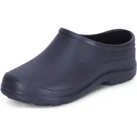 Ladeheid femmes et hommes sabots légers Eva sabots de jardin chaussures de jardin LADW001 (bleu marine 9482, 36)