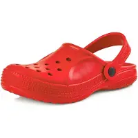 Ladeheid Enfants Filles Garçons Sabots légers Eva Sabots de jardin Chaussures de jardin KL055 (Rouge, 26 UE)