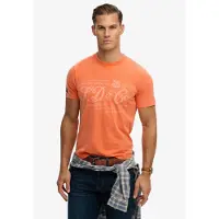 Superdry Industry Worker Relaxed Fit Short Sleeve T-shirt Orange S Homme