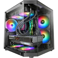 Mars Gaming Boîtier pour ventilateur TACENS MARS MC-3TLITE 1X120 FRGB mATX