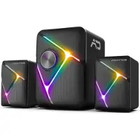 Advance Soundphonic 11w Rms 2.1 Rgb Speakers Clair