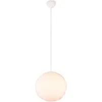 RL LIVE YOUR LIGHT Lampe suspendue en tissu Furry crème Ø 35cm