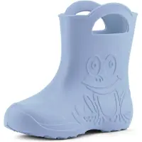 Ladeheid Eva - Bottes en caoutchouc pour enfants (garçons et filles) - Chaussures de pluie LA-CA-01 (bleu clair, 28/29 EU)
