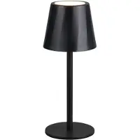 TRIO Lampe de table rechargeable Diaz noir