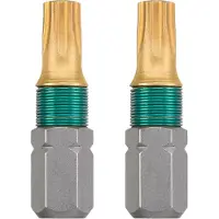 Kwb 2 embouts Torx en titane 25 mm, lot de 20