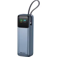 Sandberg 421-30, 20 000 mAh, lithium-polymère (LiPo), 3,6 V, 130 W, noir, gris