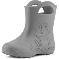 Ladeheid Eva Enfants Garçons Filles Bottes de pluie LA-CA-01 (Gris, 30/31 EU)
