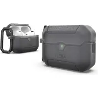 Urban Armor Gear Étui pour Apple AirPods Pro 3, Scout, gris translucide