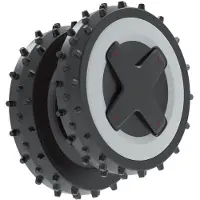 Roborock Rough Terrain Wheels for RockNeo Q-Series - Dark Grey, Aspirateur robot : accessoires, Gris