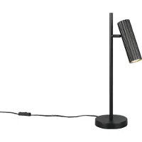 TRIO Lampe de table élégante Soka noir