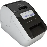 Brother QL-820NWBc (300 dpi), Imprimante d'étiquettes, Noir, Blanc