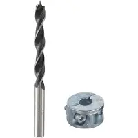 Wolfcraft 1 jeu de mèches hélicoïdales à bois 2 pces ø10mm (10 mm)
