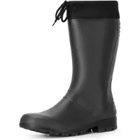Ladeheid Bottes PVC pour hommes et femmes LA-958 (noir, 47 UE)