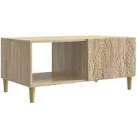 vidaXL Table basse en chêne Sonoma 90 x 50 x 40 cm Bois composite