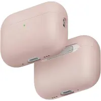Uniq Étui Lino pour AirPods Pro 3e génération, en silicone rose